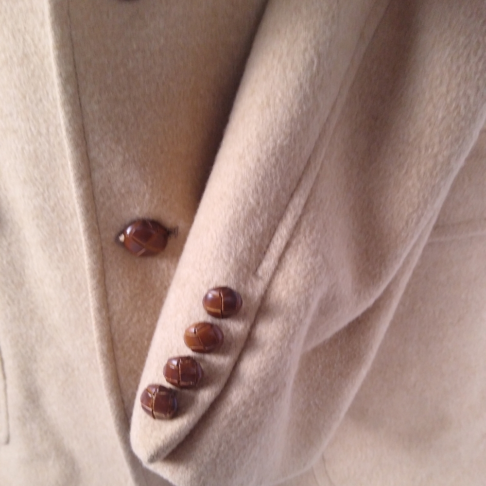 Vintage Unisex Ralph Lauren Polo University Camel Hair Blazer Jacket 42 - Picture 5 of 11